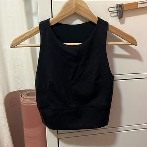 lululemon wunder train racerback crop tank